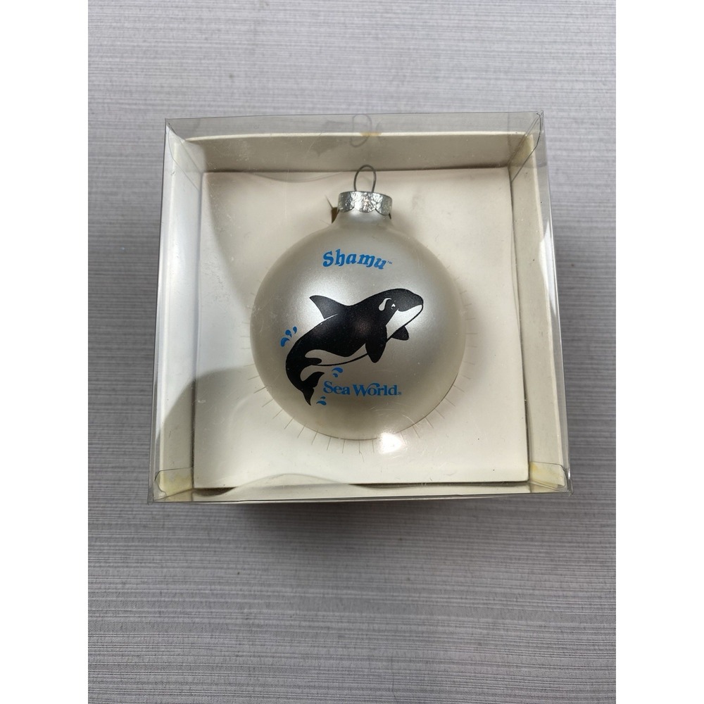 Vintage Classic Collectors Series‎ Shamu Sea World Christmas Tree Bauble 1989/90